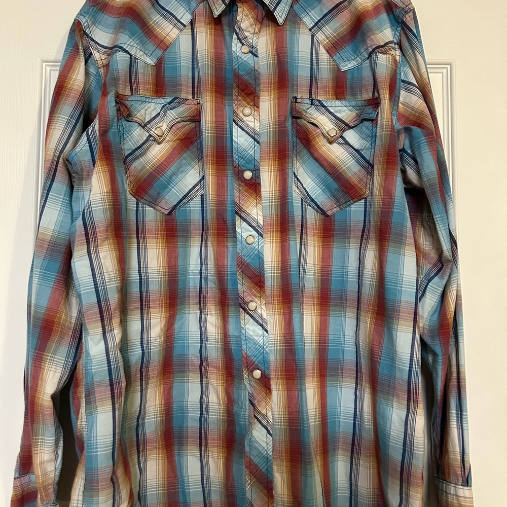Tin Haul Men's Multicolor Plaid Button-Down Shirt
